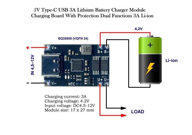 BQ25606 (модуль заряда 1S Li-ion аккумуляторов)