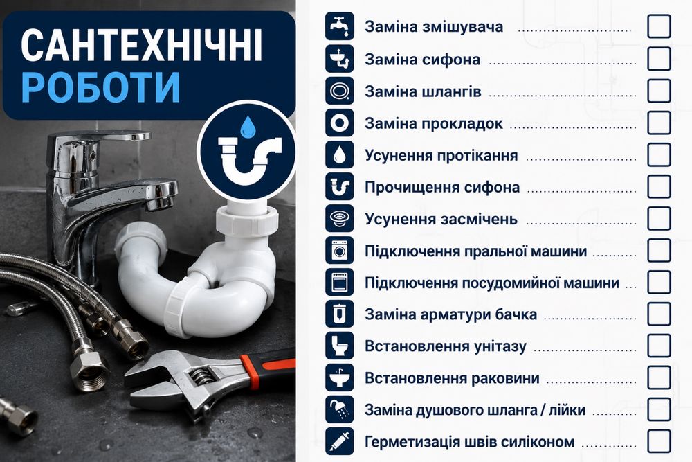 Сантехнік Львів Віталій