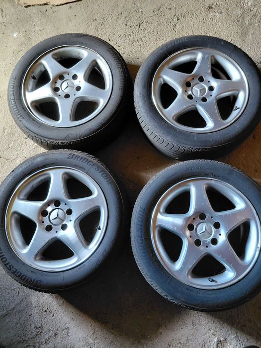 Jantes 16 w203 com 4 pneus Bridgestone 205/55 R16