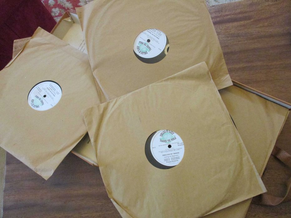 Curso Ingles para Grafonolas e gramofones - 12 Discos