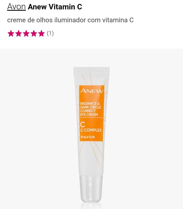 Creme de Olhos Iluminador Anew VITAMIN C 15ml Avon