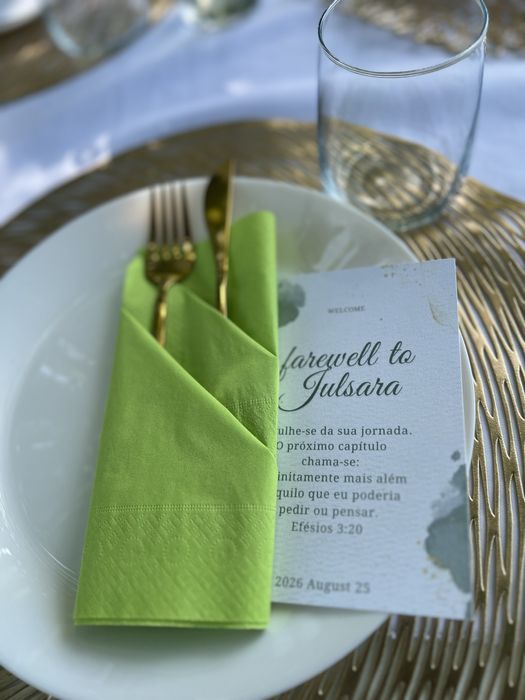 Decoração e aluguer de material