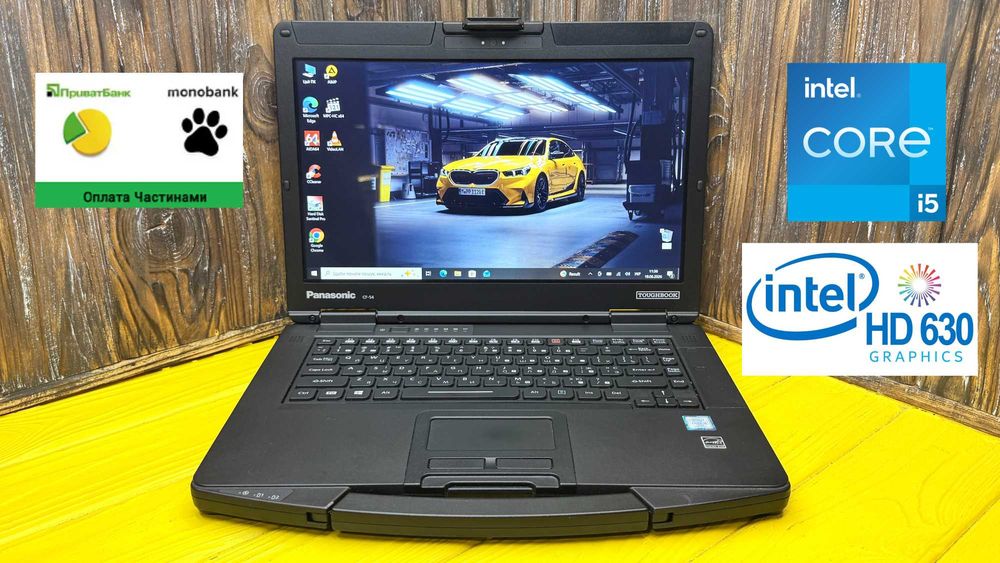 РОЗПРОДАЖ! Надійний Ноутбук Для Військових Panasonic Toughbook CF-54 /Core i5-7300u