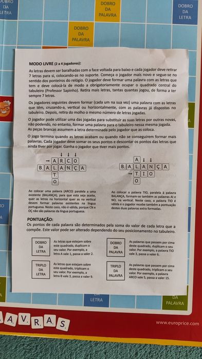 Jogo das Palavras com Professor Sapinho