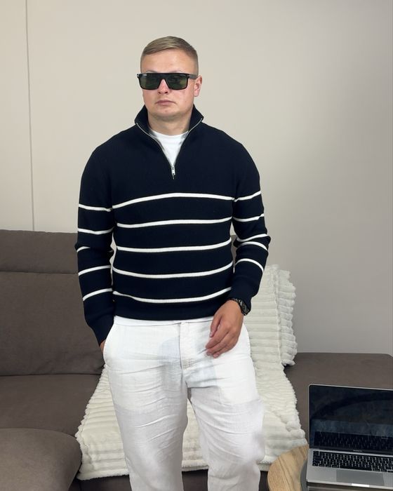 Мужская кофта полузамок H&M