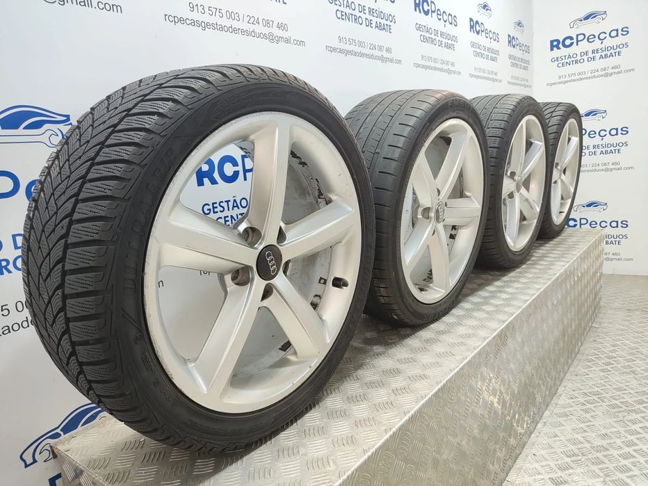 Conjunto Jantes Ronal 18 Originais Audi A4 B8 S-Line S Line 8J ET46