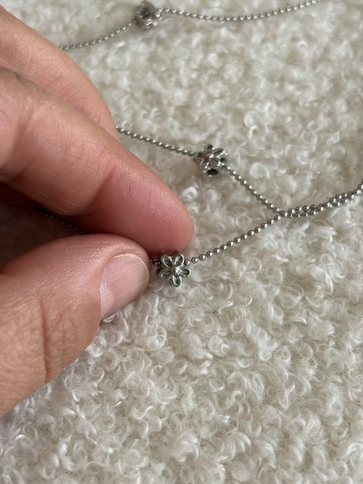 Naszyjnik damski kwiatuszki