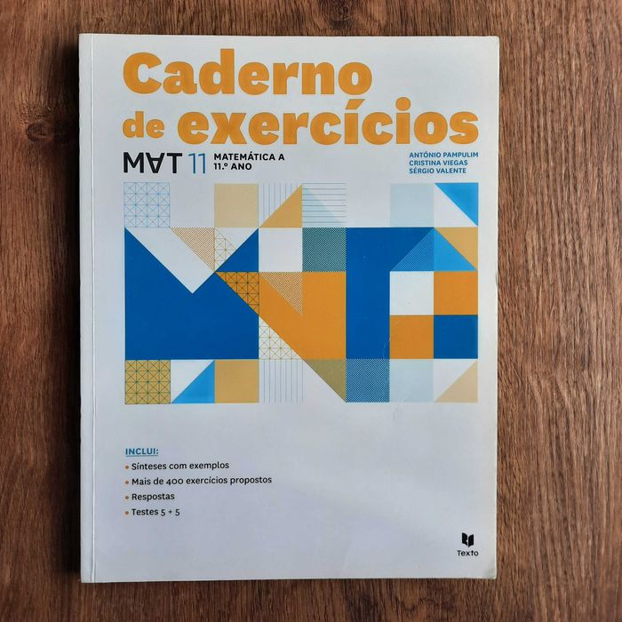 Matemática 11º ano, Caderno de Exercícios, Texto