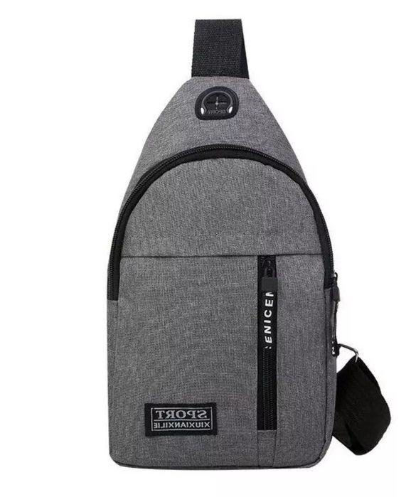 Мужская нагрудная сумка (рюкзак), через плечо
