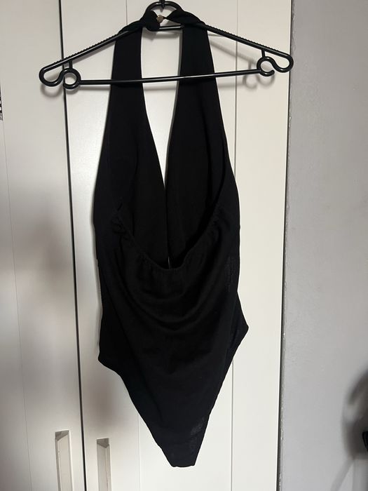 Body czarne z diamencikami S-M