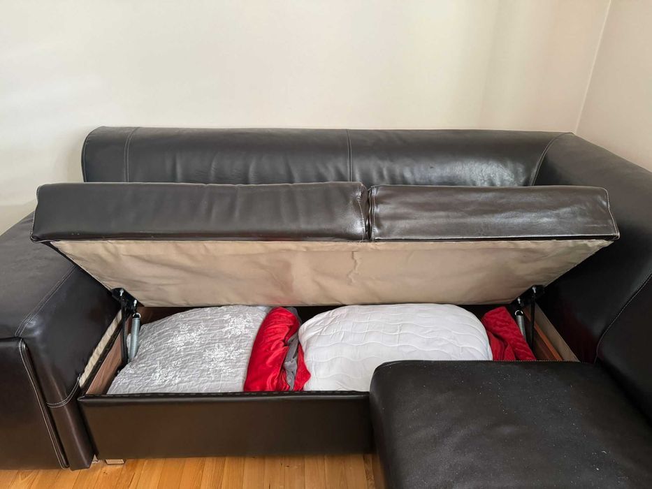 Narożnik skórzany duży