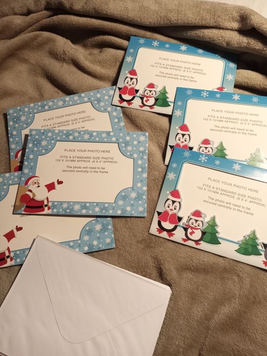 Kartki świąteczne z miejscem na zdjęcie lub obrazek