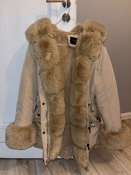 Puchata kurtka zimowa