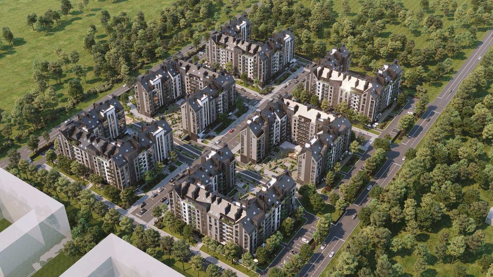 Купуйте квартиру з першим внеском від 30%. 2 кімнатна 63кв.м