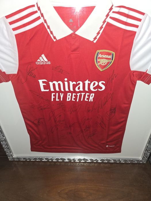 Camisola Oficial Arsenal autografada