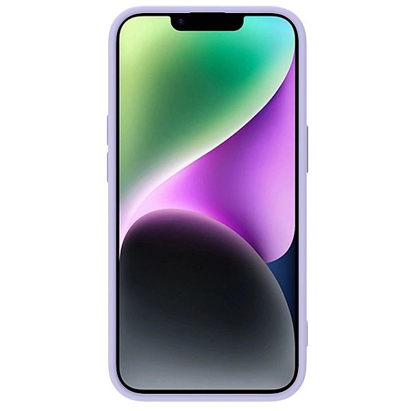 Nillkin CamShield Silky Silicone Case etui iPhone 14 Plus pokrowiec z