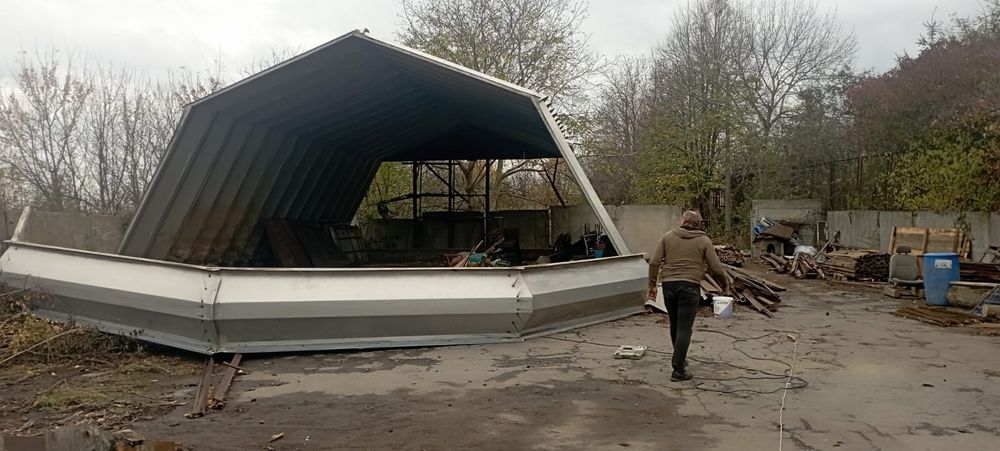 Продам ангар дюралюмінієвий