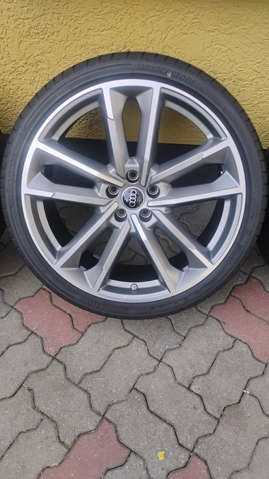 Felgi 21 Koła Audi SPORT A6 C8 4K0 ET43 8,5J 5x112 IDEALNE Czujniki