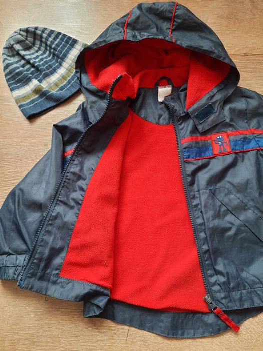 Zestaw kurtka polar czapka