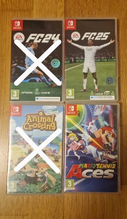 Jogos Nintendo Switch FC 25-Mario Tennis-Fire Emblem: Three Houses.etc
