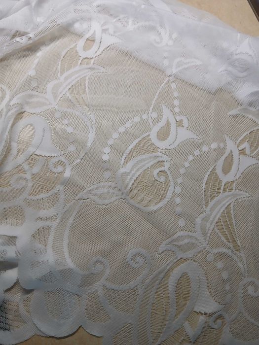 Firanka na okno 2 szt. plus żabki 40 szt. 120x290 cm