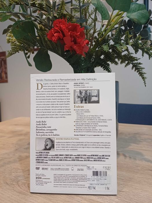 DVD "Aniki Bóbó" - Manoel de Oliveira - Coleção Clássicos Portugueses - NOVO