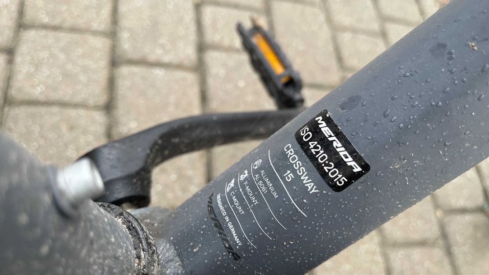 Rower crossowy Merida CROSSWAY 15 L(55) szary mat