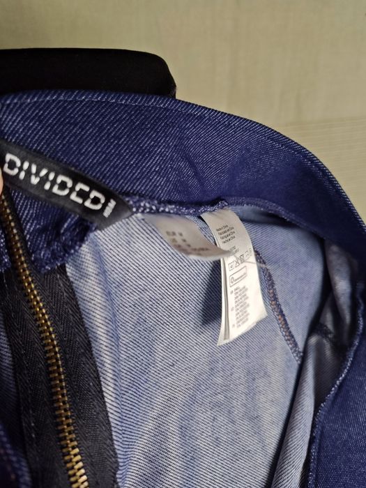 Spódnica denim, wygodna, sportowa, granatowa