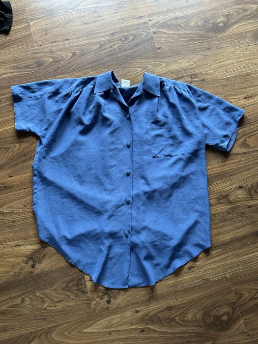 Niebieska koszula krótki rękaw josefine 48