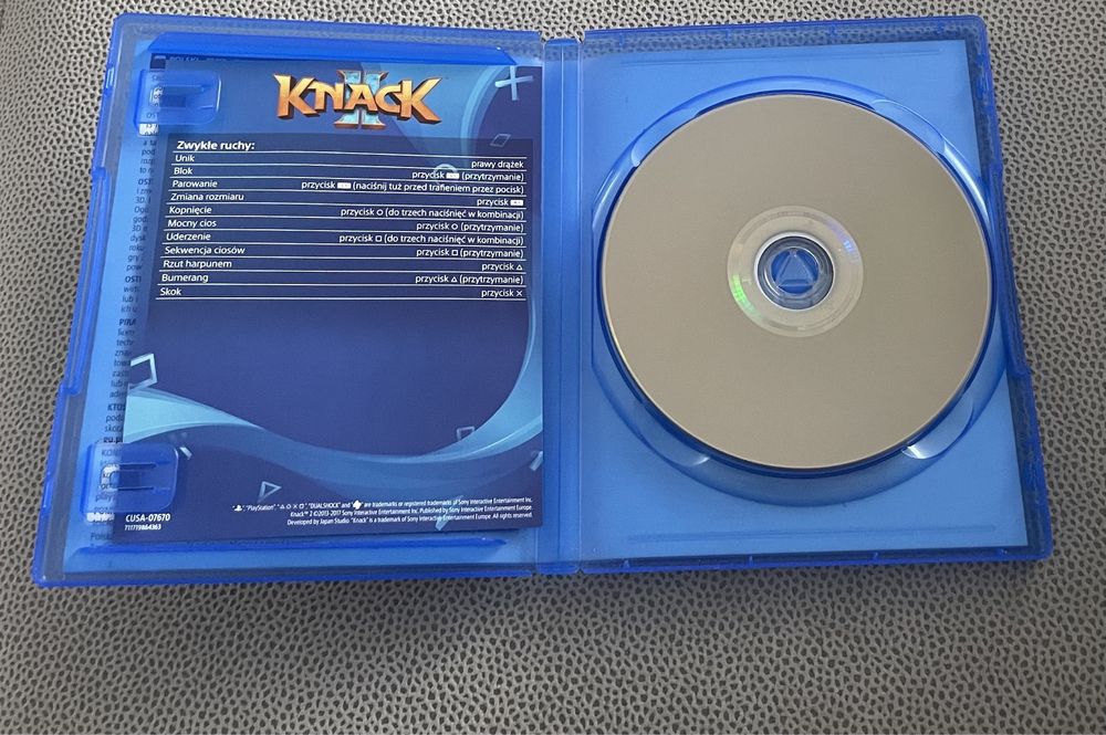 Gra, płyta PS4 KNACK