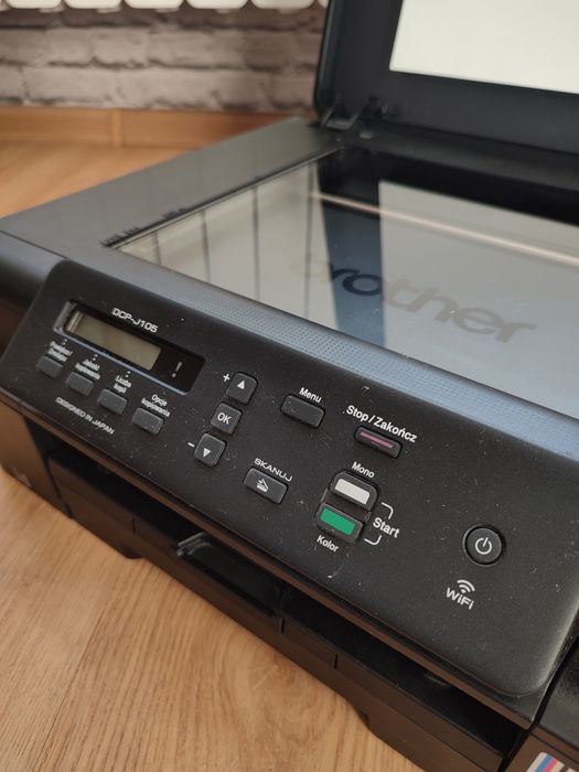 Drukarka wielofunkcyjna Brother DCP-J105 skaner, tusze CMYK