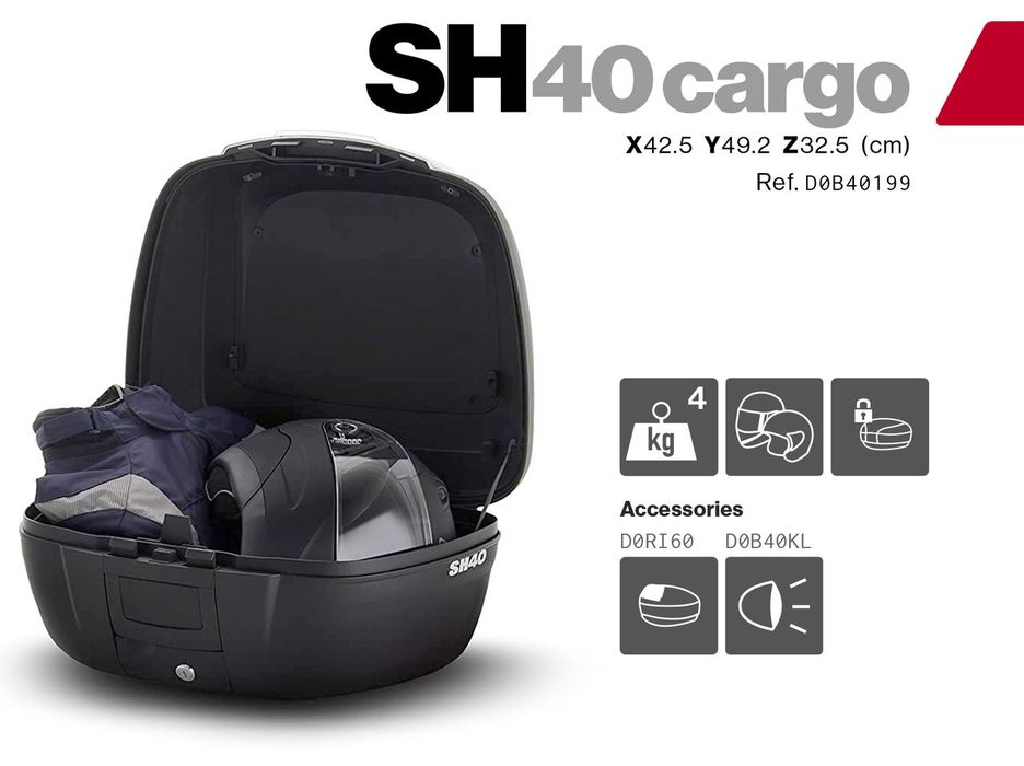 Центральний кофр SHAD SH40 CARGO