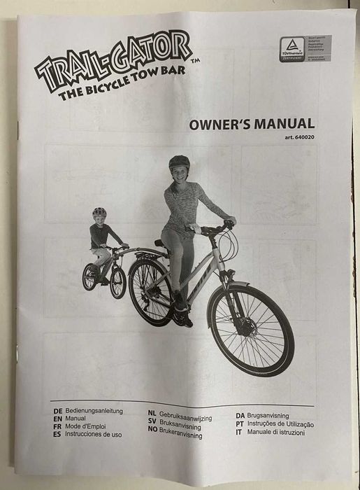 Drążek tandemowy, hol roweru dziecięcego 12–20" Trail‑Gator