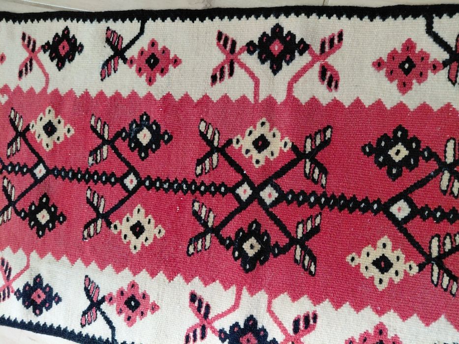 Bieżnik makatka wełna PRL