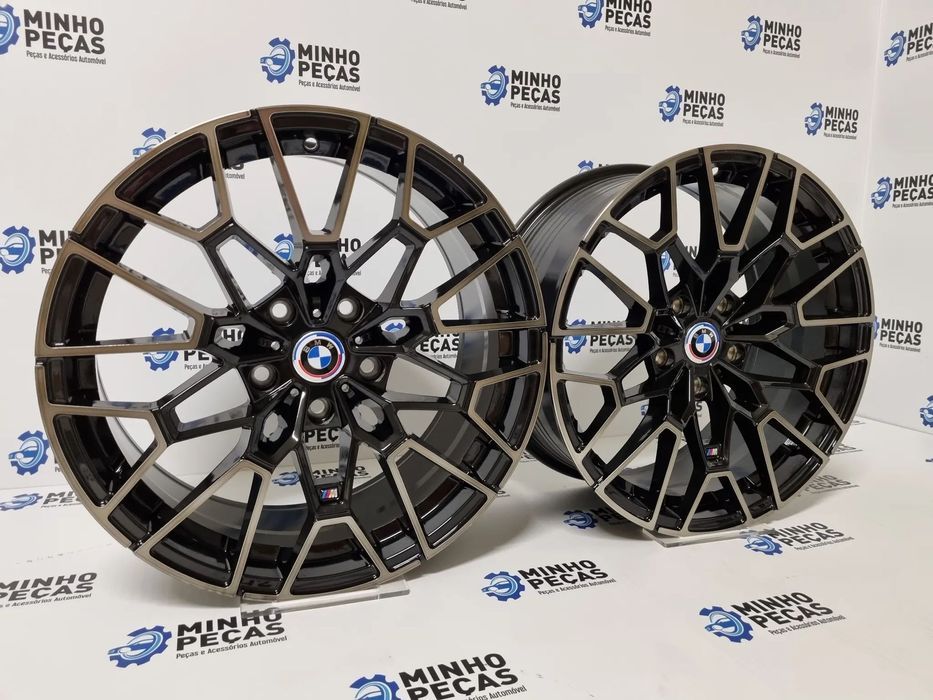 Jantes BMW Novo M4 CSL 827M em 19 Preto Face Brushed (5x120)