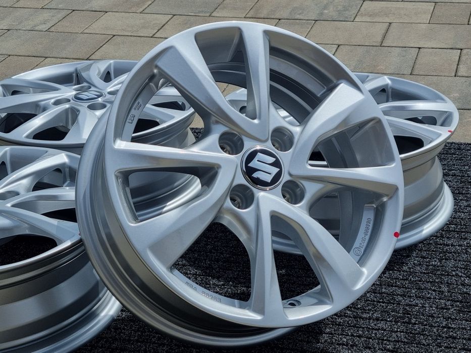 Suzuki 15" Ignis Swift Alto Baleno 4x100 nowe felgi srebrne alufelgi