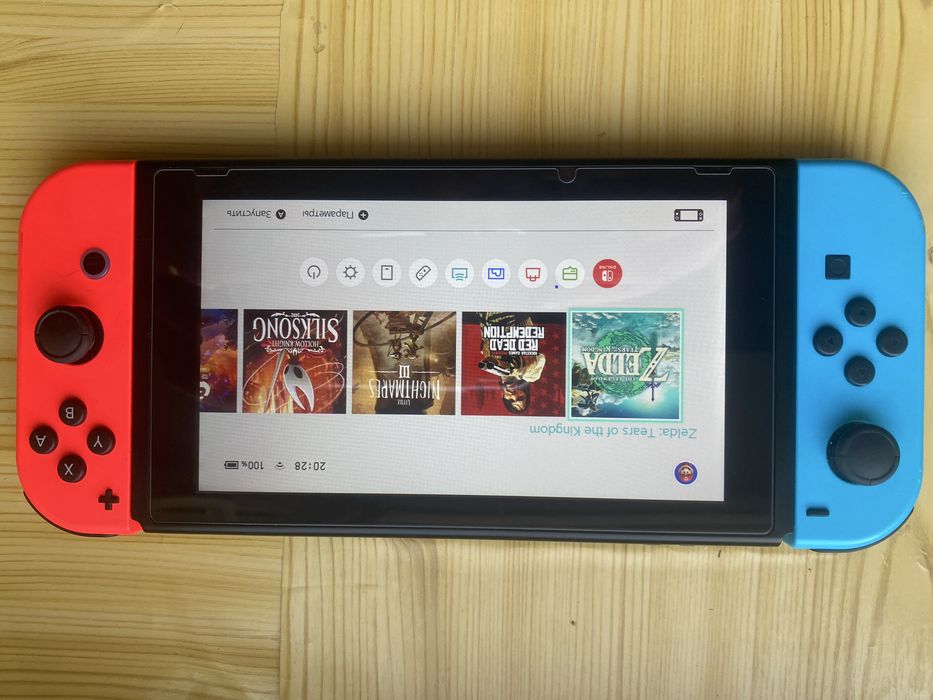 Nintendo switch V2+безліч ігор