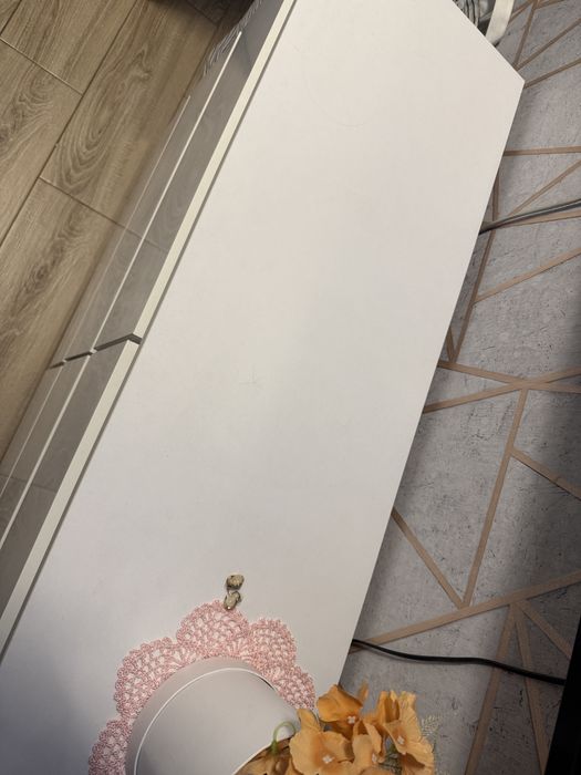 Komoda biała, 6 szuflad