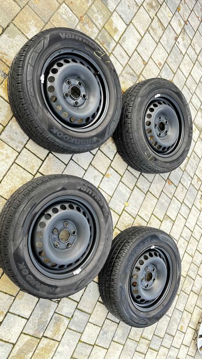 KOŁA opony felgi letnie VW transporter 5x120 jak nowe 205/65/16C 7000k