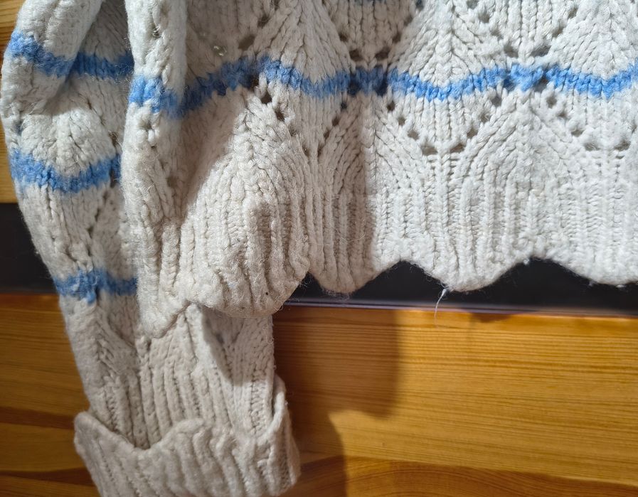 Sweter ażurowy w paski Reserved roz. M (38)