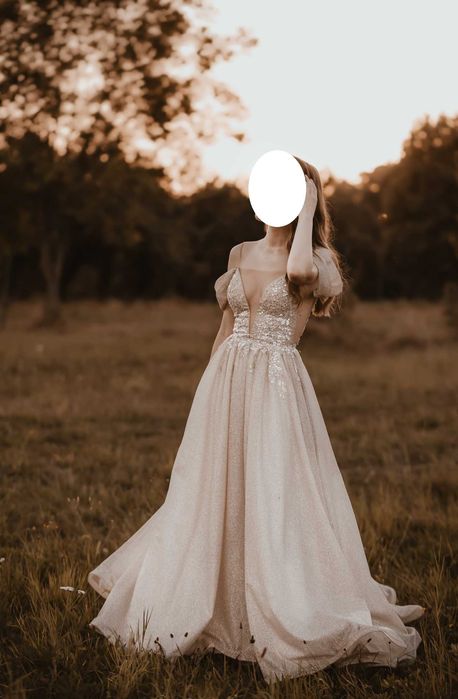 Suknia ślubna Milla Nova Marianna Gold XS