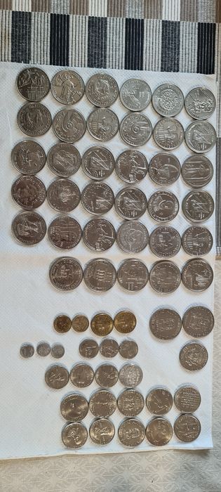 Moedas diversa antigas