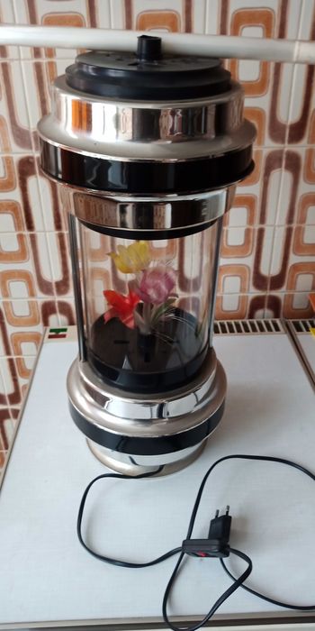 Candeeiro de fibra óptica vintage anos 80 90