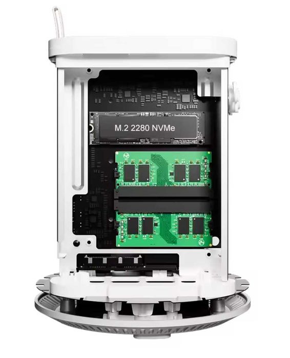 Mini PC / NAS na 2 kieszenie 3.5 cali / Soft router / AMD Athlon 300U