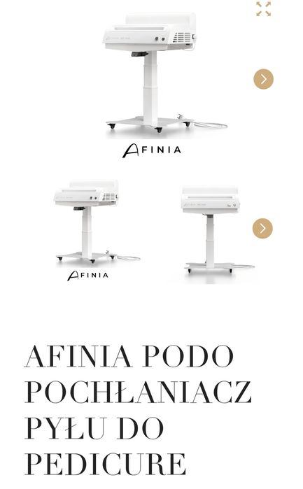 Pochłaniacz podologiczny AFINIA NOWY