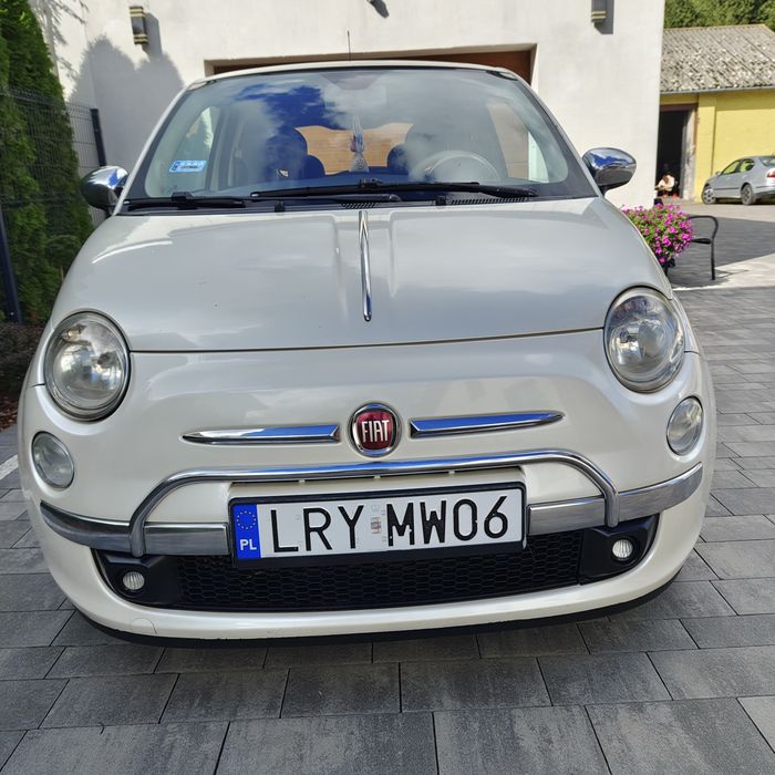 Fiat 500 perłowy oszczędny