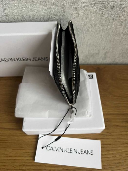 Гаманець Кардхолдер візитниця Calvin Klein Оригінал! Натуральна шкіра