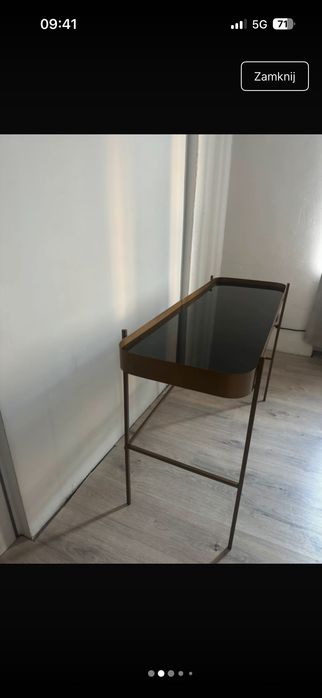 Stolik konsola Black & Gold