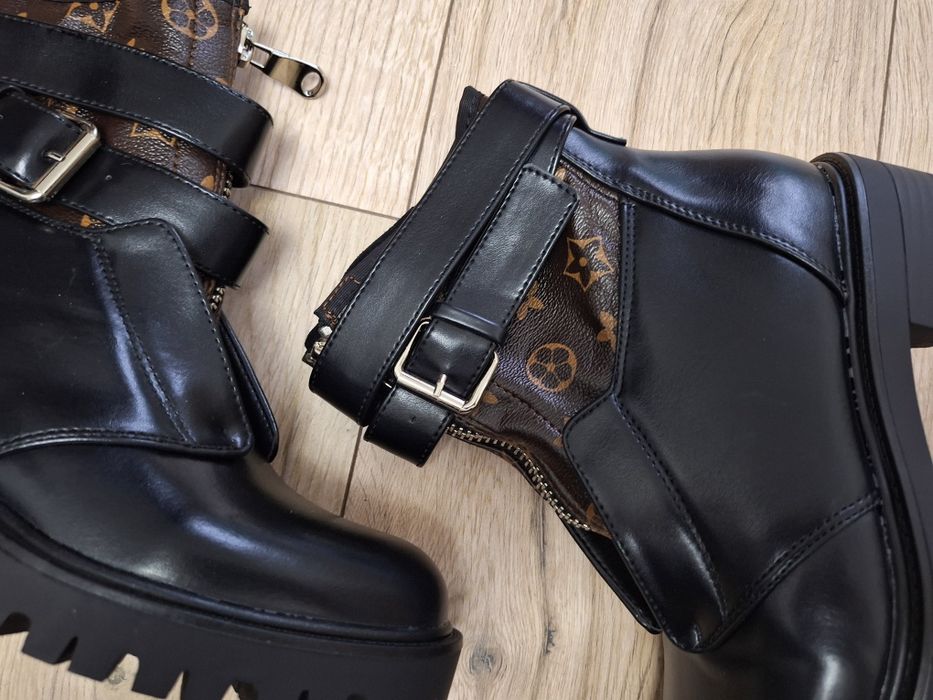 Botki lekko ocieplane damskie