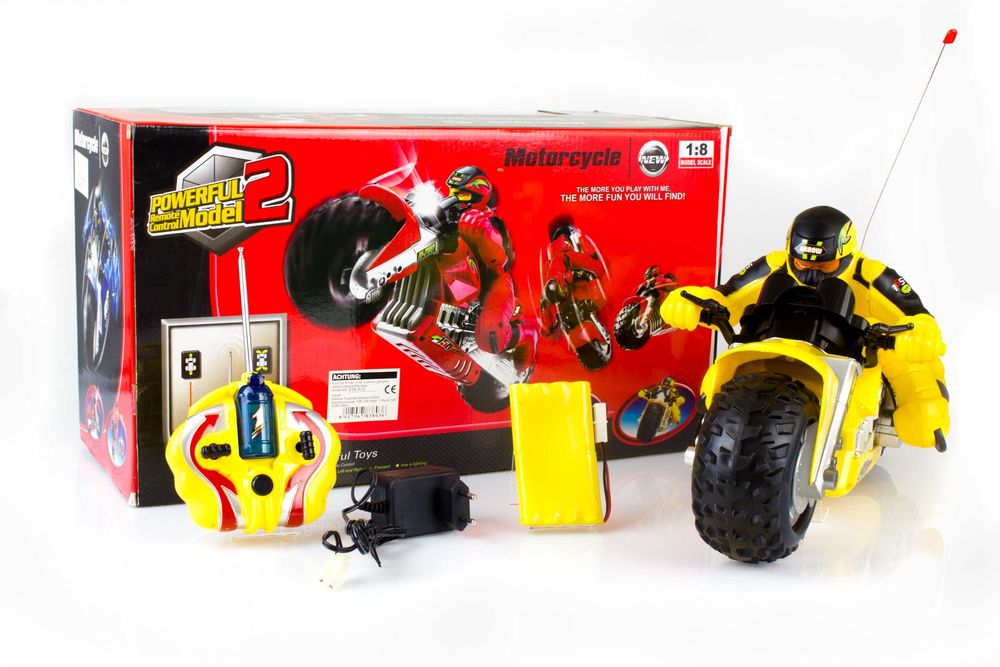 DUŻY MOTOCYKL motor zdalnie sterowany Ścigacz RC 25km/h 1:8 45cm